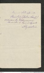 Nachlass Franz Steindachner, Brief von H. Schaedle an Franz Steindachner (06.02.1878), Inv.Nr. 441.04, Seite 3